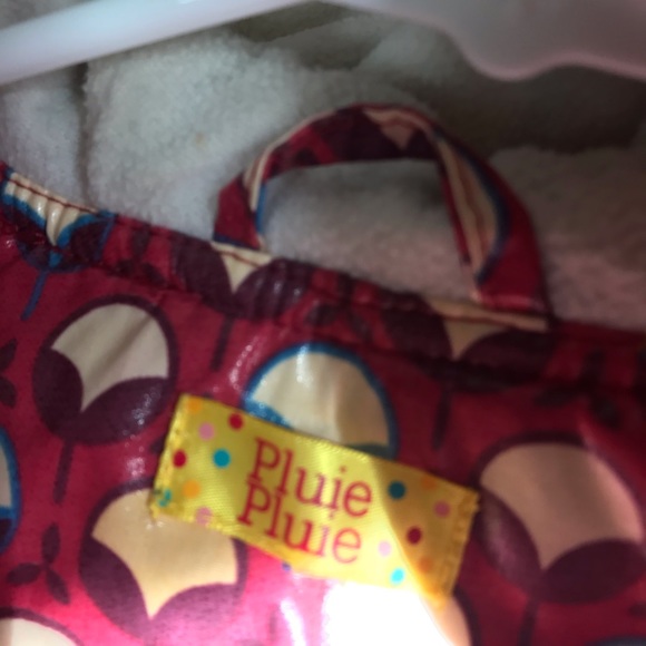 Pluie Pluie Raincoat Lined Sz 4 Snap Front - Picture 2 of 6